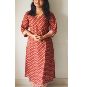 Kurta with semi-palazzo pants